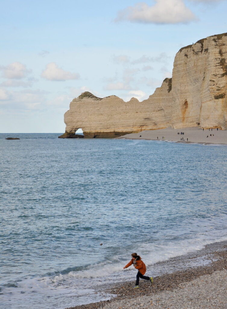 Une journée aux falaises d'Etretat - falaise d'amont