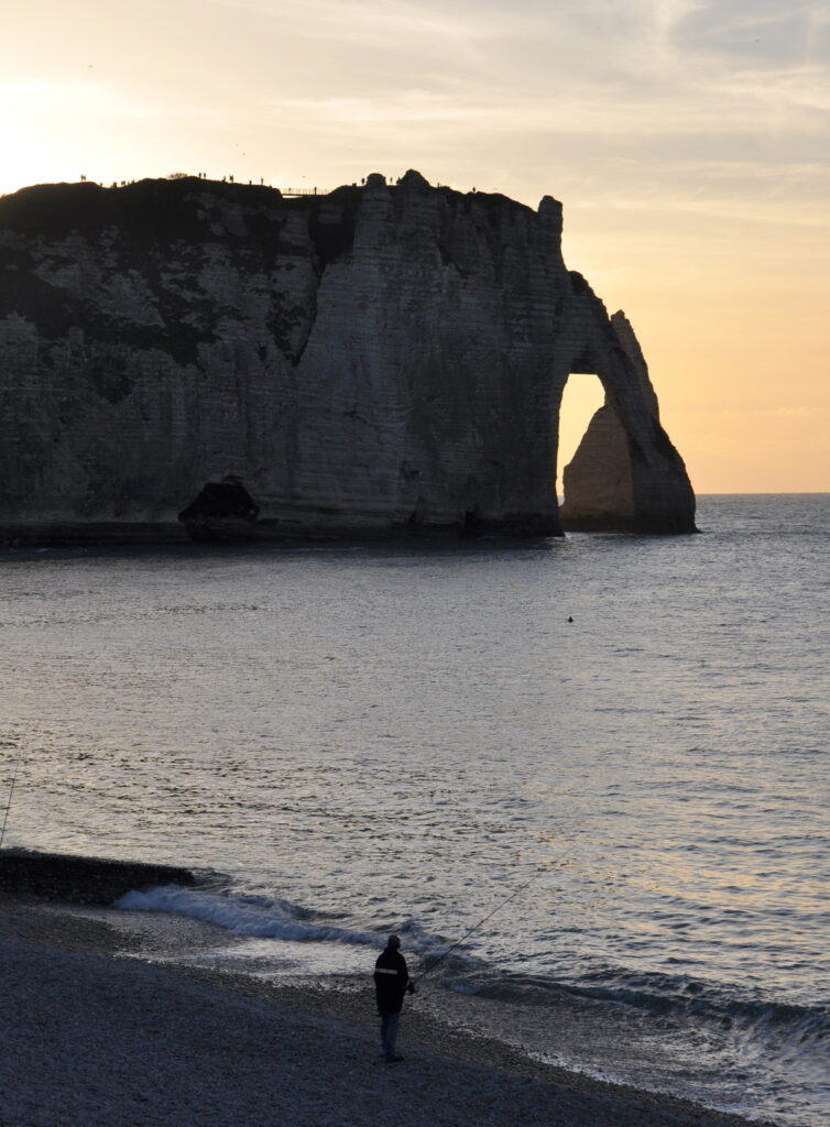 Une journée aux falaises d'Etretat - falaise d'aval