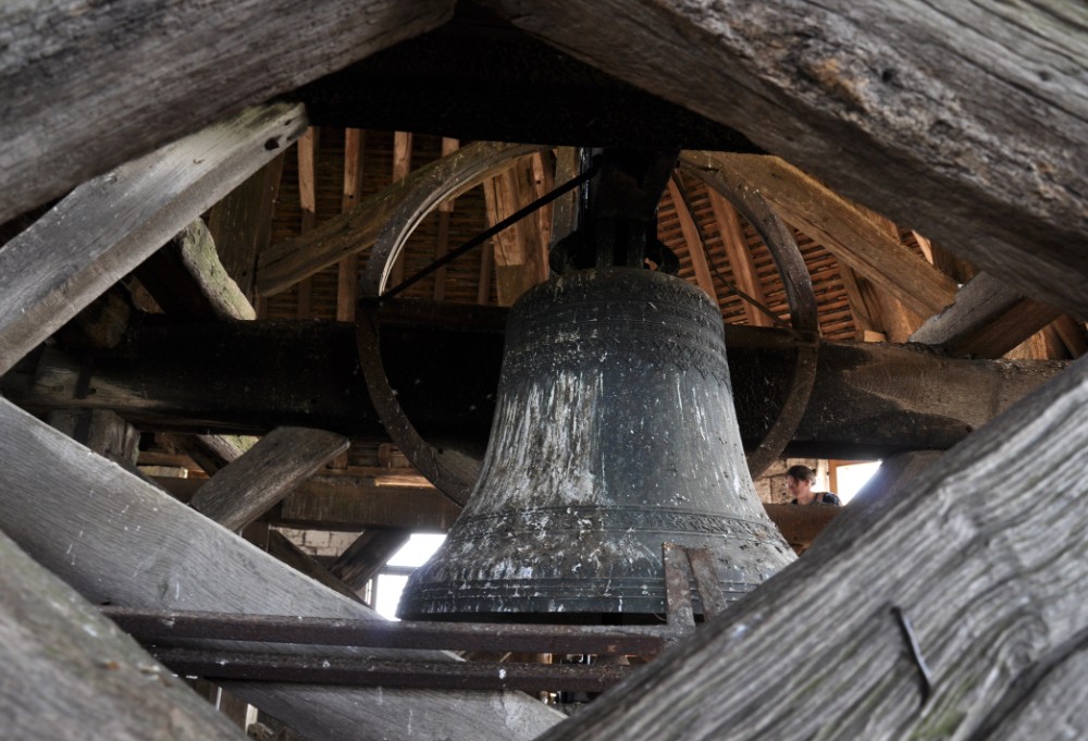 La Marinière en Voyage - cloche de la tour César à Provins