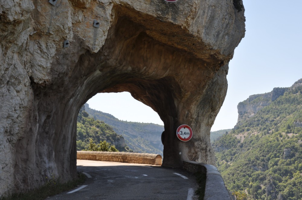 La Marinière en Voyage - Tunnel des gorges de la Nesque