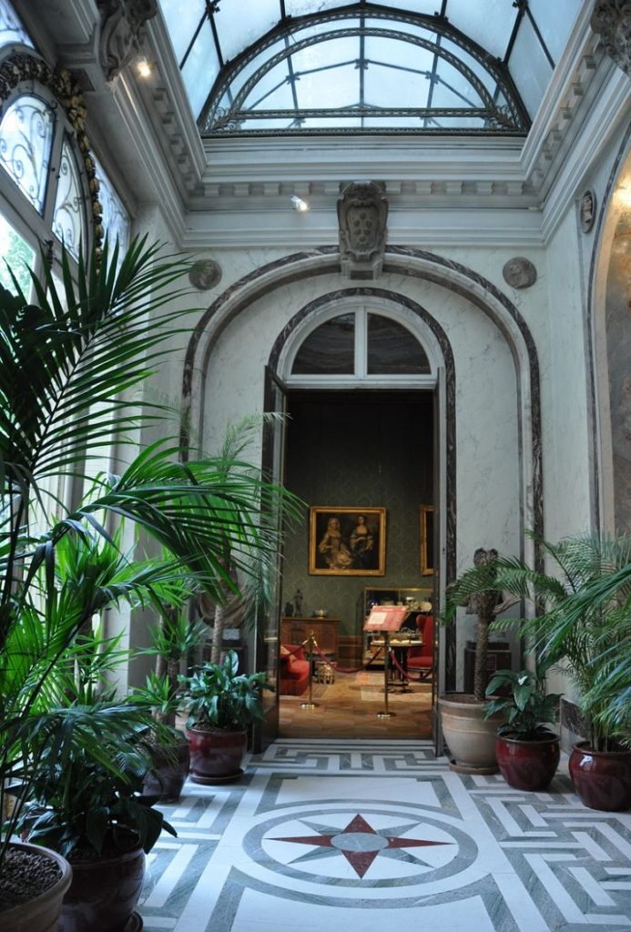 Musées parisiens insolites - jardin d'hiver du Musée Jacquemart-André