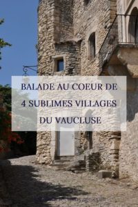Mes villages du Vaucluse préférés
