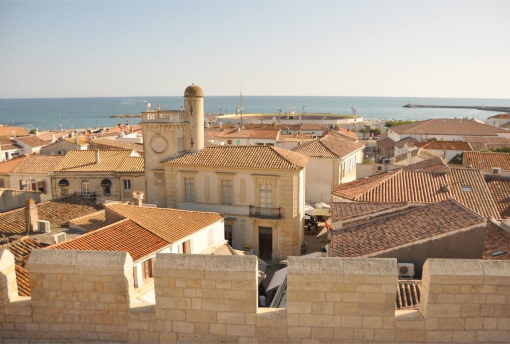 Camargue - panorama sur les Saintes-Maries-de-la-Mer