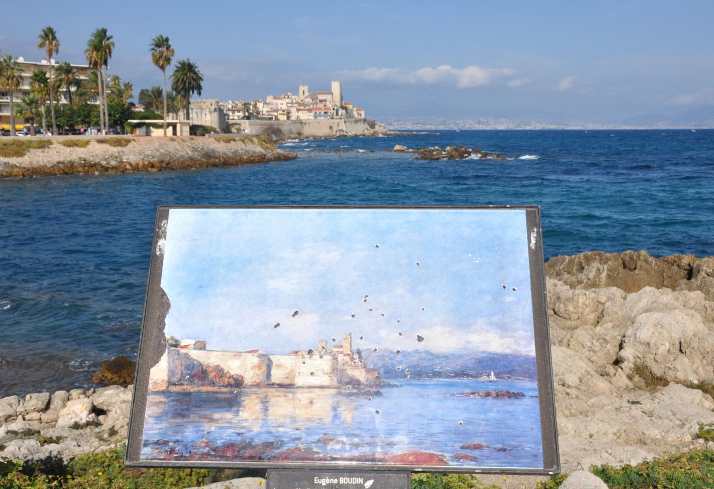 Bord de mer à Antibes - Blog La Marinière en Voyage