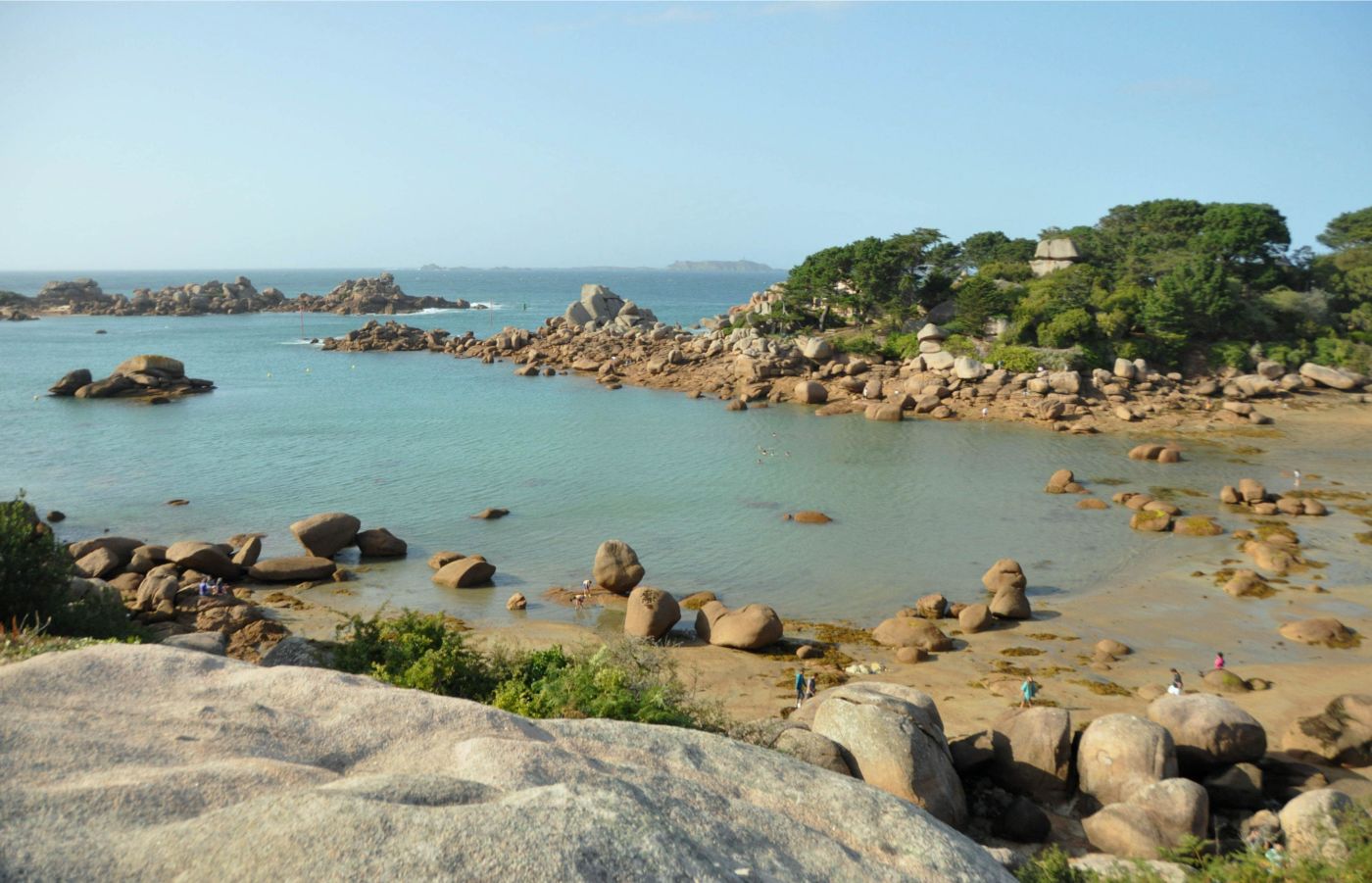 Plage de Saint Guirec - La Marinière en Voyage